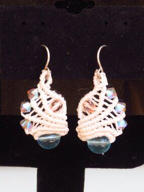 Macrame earrings handmade